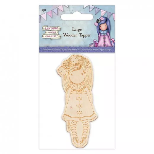 Gorjuss Birthday Large Wooden Topper